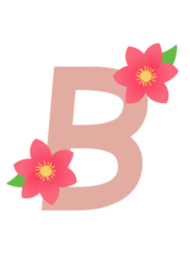 アルファベット「B」
