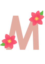 アルファベット「M」