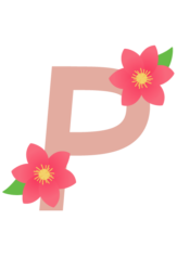アルファベット「P」