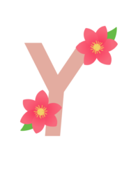 アルファベット「Y」