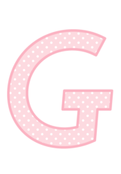 アルファベット「G」