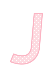 アルファベット「J」