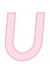アルファベット「U」