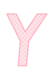 アルファベット「Y」