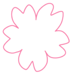 花の形状フレーム