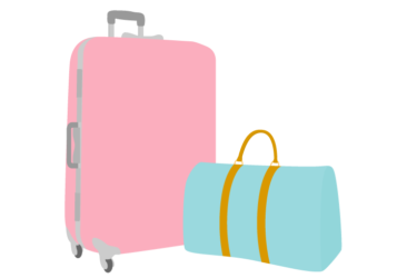 スーツケースと旅行カバン