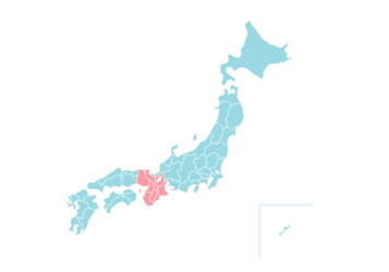 8地方区分（関西地方）