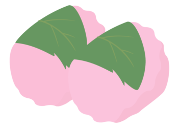 桜餅（関西風の道明寺）