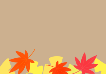 秋の風景（紅葉のカエデ）