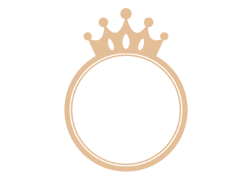 王冠のランキング円形枠（フレーム）