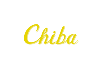 Chiba（千葉のカリグラフィー文字）
