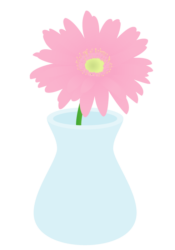 花瓶の花（ガーベラ）