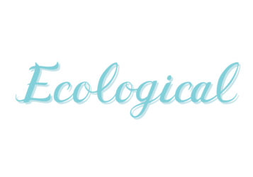 「Ecological」のカリグラフィー文字