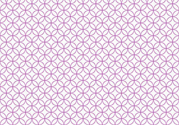 紫色の七宝文様の背景