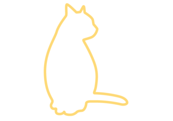 ネコ（猫）の形状枠