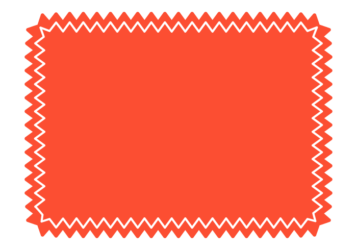 ギザギザ枠（赤色の長方形）