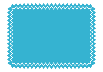 ギザギザ枠（青色の長方形）