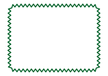 ギザギザ枠（深緑色の長方形）
