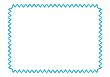 ギザギザ枠（青色の長方形）