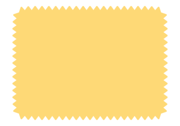 ギザギザ枠（黄緑色の長方形）