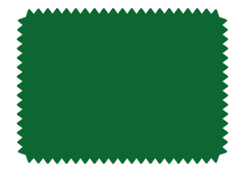 ギザギザ枠（深緑色の長方形）