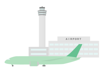 飛行機と空港（エアポート）