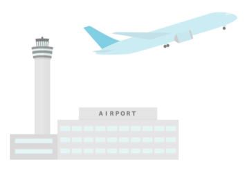 飛行機と空港（エアポート）