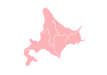 北海道地図（地域区分あり）