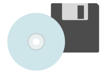 CD-ROMとフロッピーディスク