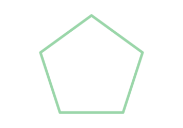 五角形フレーム
