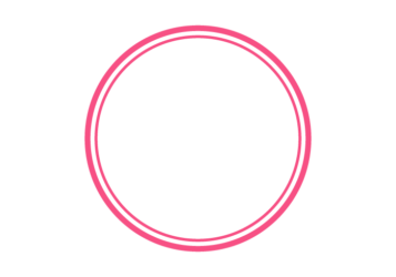円形フレーム（二重線）