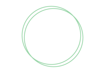 円形フレーム（二重枠）