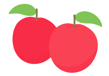 赤リンゴ（林檎）