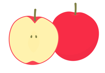 赤リンゴ（林檎）