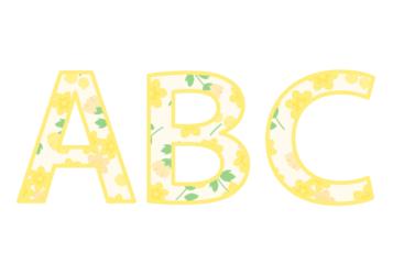 アルファベット「ABC」