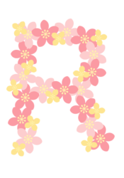 アルファベット「R」
