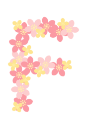 アルファベット「F」