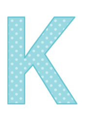アルファベット「K」
