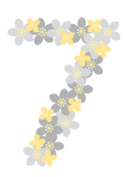 飾り数字「7」
