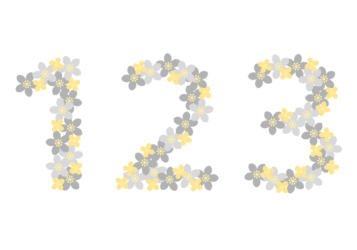 飾り数字「123」