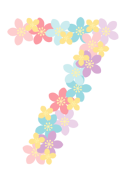 飾り数字「7」