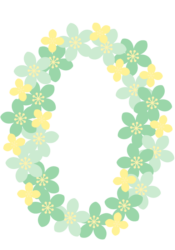 飾り数字「0」
