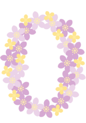 飾り数字「0」