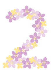 飾り数字「2」