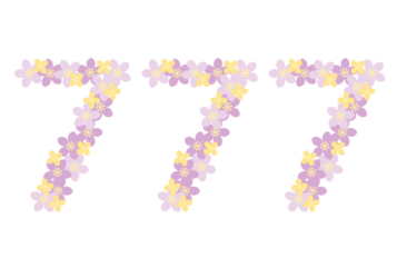 飾り数字「777」