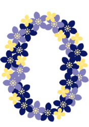 飾り数字「0」
