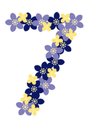 飾り数字「7」
