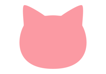 ネコ（猫）顔の形状枠