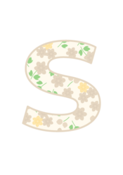 アルファベット「s」