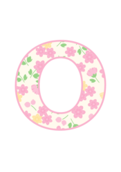 アルファベット「o」
